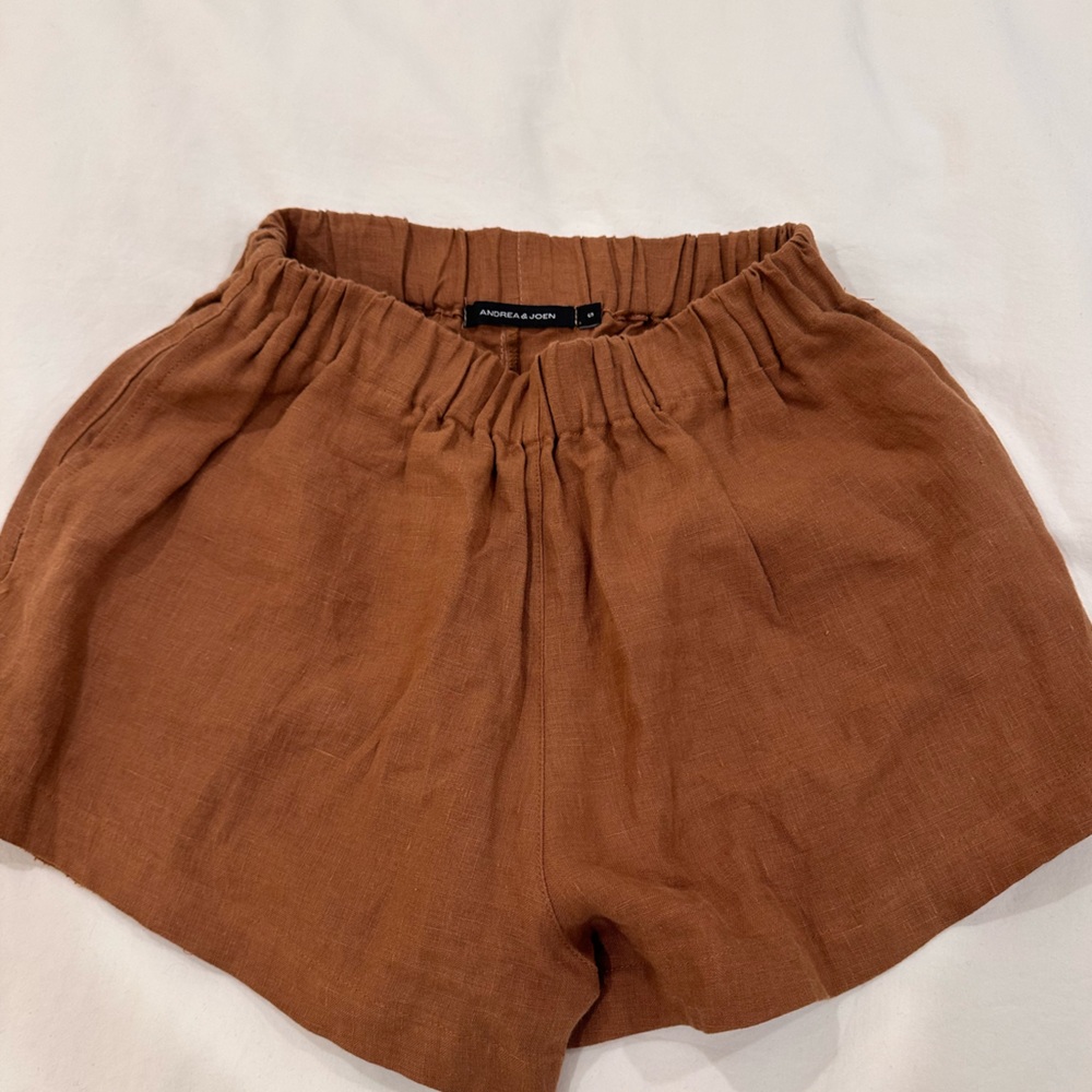 Women's Andrea & Joen (Australian Luxury brand) Brown Shorts
